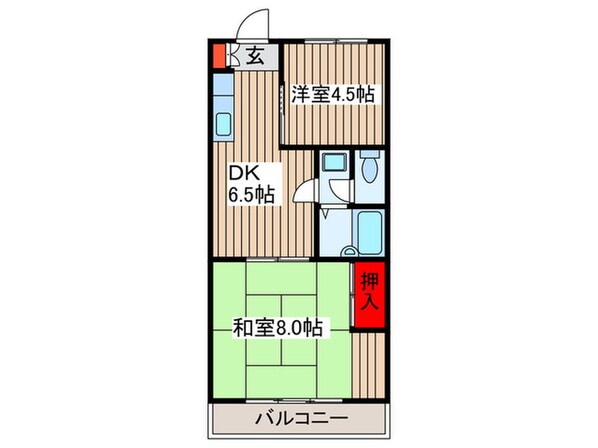 ハイホーム東芳の物件間取画像